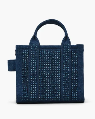 The Crystal Denim Tote Bag
