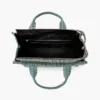 The Medium Tote Bag of washed denim with Monogram