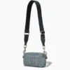 The Snapshot bag of washed denim with Monogram