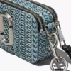 The Snapshot bag of washed denim with Monogram