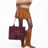 The Suede Tote Bag