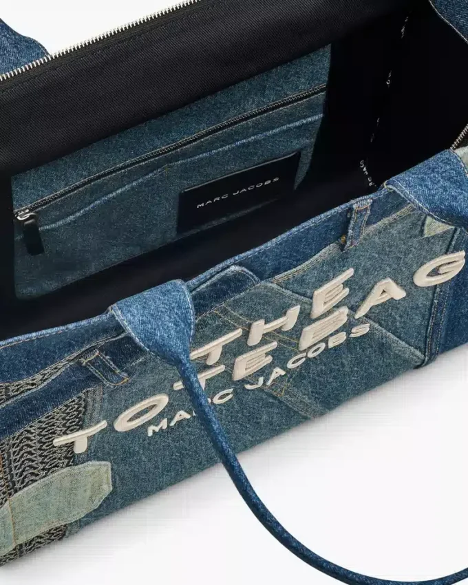 The Tote Bag grande de denim deconstruido