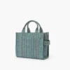 The Tote Bag pequeño de denim lavado con Monogram