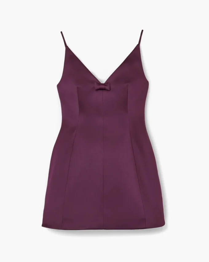 Vestido con lazo de satén