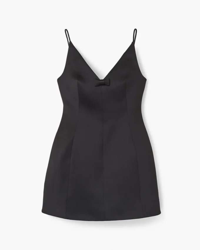 Vestido con lazo de satén