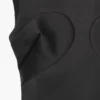 Vestido de satén con costuras